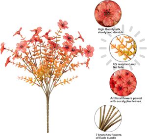 12 Piezas de <span class=keywords><strong>Flores</strong></span> Artificiales de Crisantemo <span class=keywords><strong>para</strong></span> Decoración de Jardín Interior y Exterior, Flor Artificial de Margarita - Product Image 3