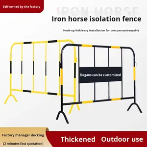 Barrière <span class=keywords><strong>de</strong></span> sécurité <span class=keywords><strong>de</strong></span> construction mobile <span class=keywords><strong>de</strong></span> barrière <span class=keywords><strong>de</strong></span> route <span class=keywords><strong>de</strong></span> cheval <span class=keywords><strong>de</strong></span> fer pour la diversion du trafic - Product Image 6