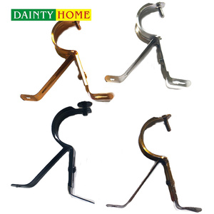 Fabricant de supports de tringle à rideau en fer Support de tringle à rideau réglable pour poteau à rideau - Product Image 4