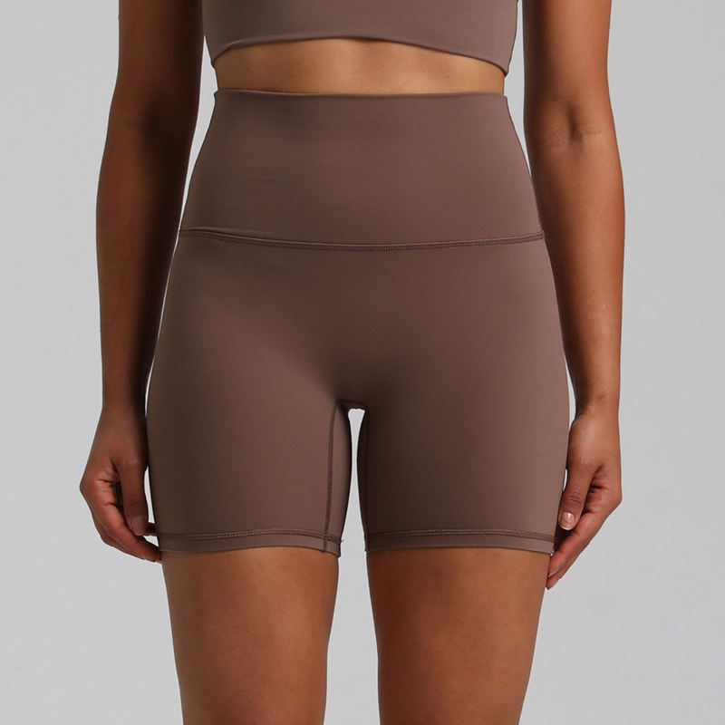 กางเกงขาสั้น-สีน้ำตาลคาราเมล