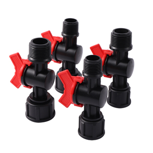 Microirrigación, Conector de Tubería de Agua con Válvula Mini de Riego por Goteo, Rosca Hembra y Macho de 1/2 y 3/4 Pulgadas, Válvula de Riego con Espiga - Product Image 5