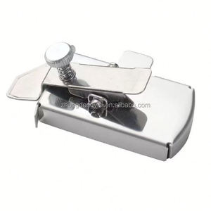Guide de ourlet universel multifonctionnel pour machines à coudre, jauge magnétique, localisateur de bordure en acier et alliage d'aluminium - Product Image 1