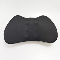 Coussin de soutien lombaire ergonomique en mousse à mémoire de forme pour chaise de bureau et de voiture, avec support dorsal en maille pour la colonne vertébrale