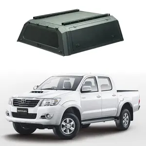 Toldo de acero de doble cabina Hardtop 4x4 Pickup Truck Bed Hardtop con ventanas para Ford Ranger F150 Top