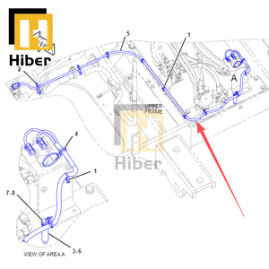 掘削機配線ハーネス 259-5125 2595125 CAT 330D 336D 336D2 330DL 336DL用 配線ハーネス - Product Image 6