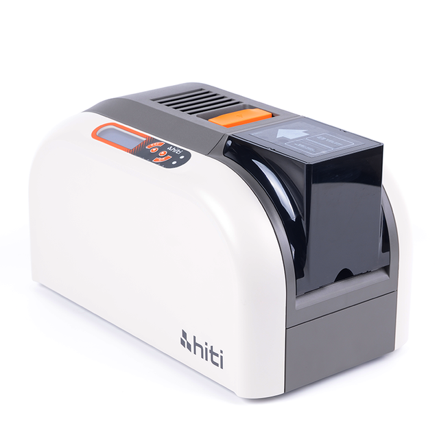 Original Certificated Hiti CS200e Plastic PVC Id Card Printer Machine Business Single or Dual-Side Student Member Badge Printing