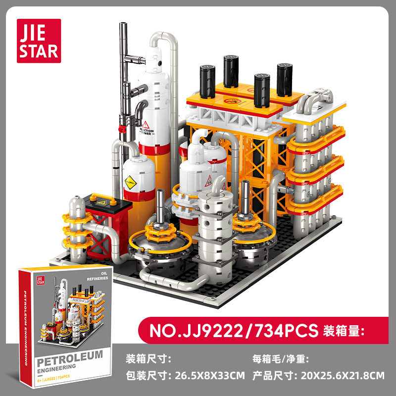 Raffinerie de pétrole 734 pièces jj9222