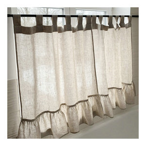 <span class=keywords><strong>Tende</strong></span> di <span class=keywords><strong>lino</strong></span> <span class=keywords><strong>con</strong></span> oscuramento caratteristica eleganti mantovane per l'arredamento della casa - Product Image 1