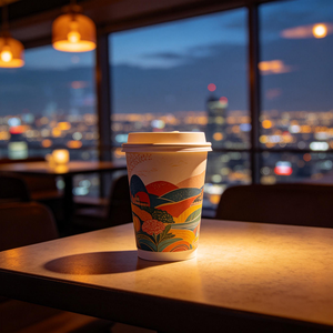 High Quality Disposable Custom Printed Beverages Packaging Double Walls Paper Coffee Cup For Coffee Shop <b>Drink</b> <b>Stand</b> Cafe - Product Image 2