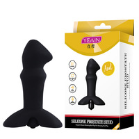 Back Court Rocket Masseur de prostate, Plug anal, Masturbateur, Vibrateur sexuel en silicone écologique, 1 section, 7 vitesses, à alimentation par batterie