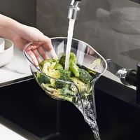 2025 nouveauté choix amusant PET fruits légumes bassin ménage évier cuisine vidange bol boîtes de rangement bacs