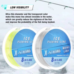 <span class=keywords><strong>Ligne</strong></span> de pêche sur glace en nylon mono X-Strong offrant des services personnalisés en eau froide - Product Image 4
