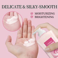 Lotion corporelle hydratante intense SPF50++ au glutathion et à la nicotinamide, éclaircissante et lissante pour tous les tons de peau