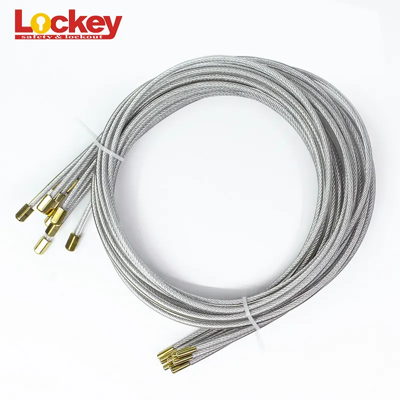 Verstelbare en Universele Stalen Kabel Lockout dia. 4mm Accessoires Draad Lock