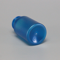 Flacon de rangement pour pilules en plastique PET jaune/bleu, avec bouchon de sécurité enfant, idéal pour les vitamines - Vente chaude