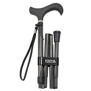 Bastón Plegable de Fibra de Carbono de Alta Calidad, Ultraligero, Ajustable en Altura, Antideslizante, para Personas Mayores - Product Image 1
