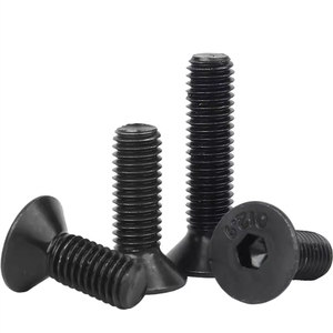 M2 M2.5 M3 M4 M5 Metric DIN7991 Black 304 Stainless Steel Coarse Thread <strong>Flat</strong> Socket Hex Countersunk Head <strong>Screw</strong> - Product Image 3