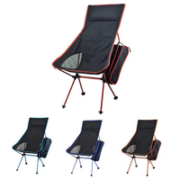 Chaise de camping pliante Jianfeng en alliage d'aluminium, grande taille, portable, pour extérieur, jardin, pêche - Chaise lune de style moderne pour l'extérieur