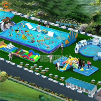 China Spielplatz-Wasserpark Kinder-Vergnügungsspiele Tragbarer Metall-Stahlrahmen-Swimmingpool