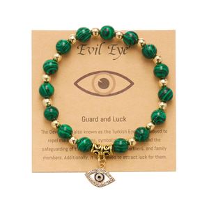 Bracelet naturel en perles de verre colorées pour la stabilité émotionnelle – Recommandé aux grossistes – Choix de pierres personnalisées - Product Image 5