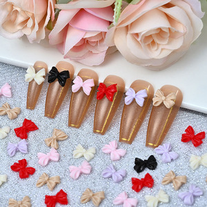 100 cái/túi nhựa bướm móng tay quyến rũ móng tay nghệ thuật trang trí dính trên móng tay - Product Image 2