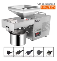 Presse à huile domestique 1250W, 10 kg/h, pour huile d'olive, de palme, de sésame, de noix de coco, d'arachide et d'amande