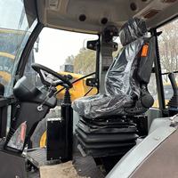 Chargeur frontal Caterpillar CAT420F d'occasion, moteur diesel, 90% neuf, pompe hydraulique MOOG
