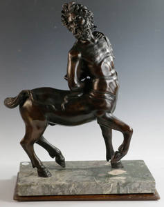Arte <span class=keywords><strong>classica</strong></span> stile greco figurina a grandezza naturale uomo statua in bronzo centauro scultura - Product Image 5