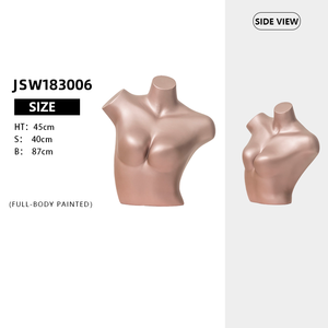 고품질 여성 상반신 마네킹 헤드리스 버스트, 우수한 섬유유리 및 실리콘 소재 판매 - Product Image 2