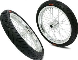 Jeu de roues à rayons Supermoto 17 pouces, jantes en aluminium CNC, pneus 70/<span class=keywords><strong>90</strong></span>-17 et <span class=keywords><strong>90</strong></span>/80-17, chambre à air pour Sur-Ron Light Bee/Ultra Bee/Segway X260 - Product Image 5