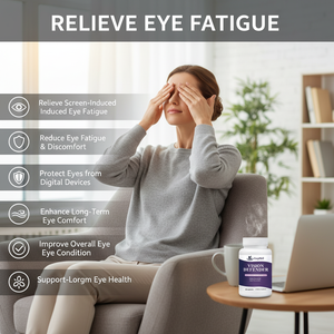Suplemento Herbal Kangherb, Protección Contra la Luz Azul y la Fatiga Visual, Apoyo para la Macula, Luteína y Zeaxantina, Cápsulas Blandas para Adultos - Product Image 3