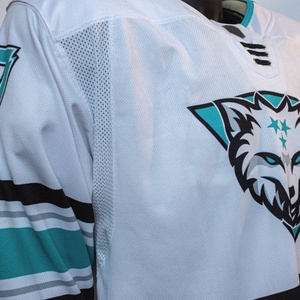 Maillot de hockey sur glace vierge de l'équipe du Canada avec lacets - Product Image 4