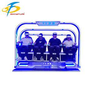 เก้าอี้โรงภาพยนตร์ <span class=keywords><strong>VR</strong></span> 4ที่นั่ง9D เสมือนจริงจำลองโรงภาพยนตร์ <span class=keywords><strong>VR</strong></span> แบบผู้เล่นหลายคนเก้าอี้โรงภาพยนตร์ไฟเบอร์กลาสสำหรับใช้ในร่ม/กลางแจ้งที่สนามบิน - Product Image 4