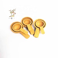 Cuillères doseuses écologiques en bambou mini 5ml 10ml 15ml 20ml 30ml pour café, poudre, aliments en vrac, desserts et glaces 140mm