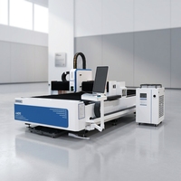 Machine de découpe laser à fibre industrielle chinoise, vente chaude, découpeuse laser haute vitesse pour tôles métalliques