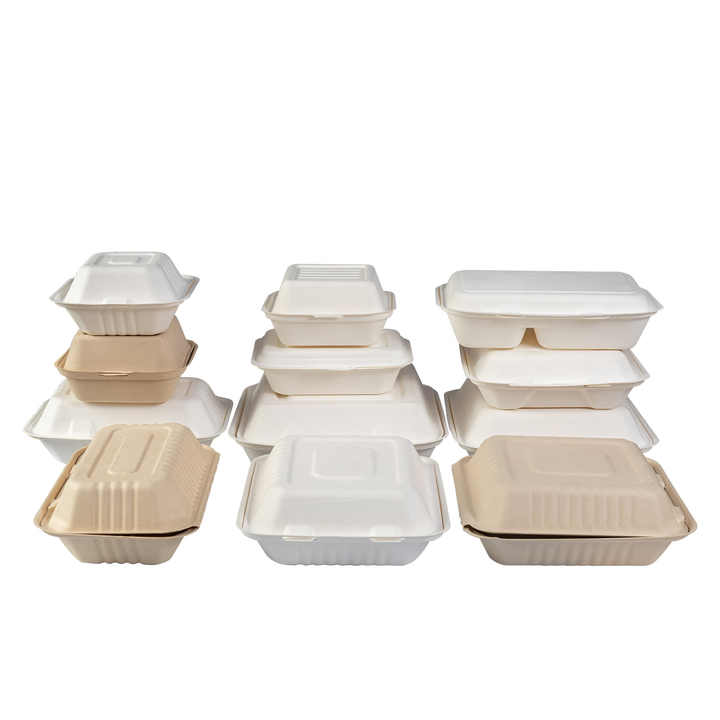 Biodegradable Eco-Friendly takeaway Lunch Box Disposable Sugarcane ...