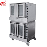 Horno de Convección a Gas de Doble Plataforma Comercial con Cavidad Profunda, Equipo para Panadería y Restaurante, Modelo GCO511S