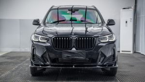 Kit de Carrocería de Alta Calidad Estilo AE, Labio Delantero para <span class=keywords><strong>BMW</strong></span> X3 <span class=keywords><strong>X4</strong></span> G01 LCI 2021 - Product Image 4