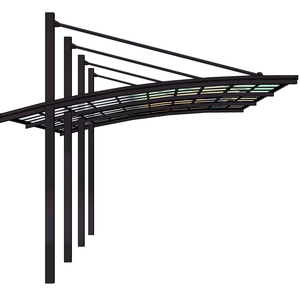 Hangmei-Marco Cantilever de <span class=keywords><strong>aluminio</strong></span> para coche, accesorio para coche, Techo de policarbono - Product Image 1