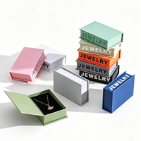 Boîtes à bijoux personnalisées, emballages en papier écologiques et réutilisables, étuis de présentation en forme de livre avec fermeture magnétique pour montres et parfums