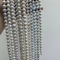 Collier de perles d'eau douce blanches de 10 à 14 mm pour femmes, cadeau de mariage et vente en gros de bijoux