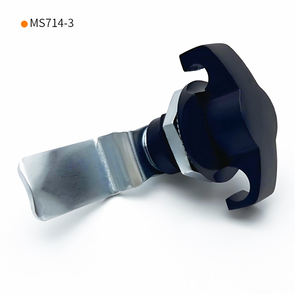Cerradura de Gabinete Industrial MS714-3 de Aleación de Zinc, Cerradura de Llave de Cuarto de Vuelta, Pestillo de Leva, Tipo Cerrado, Antirrobo, con Llave de Giro LJZ - Product Image 4