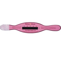 Pegatinas de tira de termómetro de botella Digital reutilizable para leche de bebé para medir la personalización de la temperatura del agua compatible