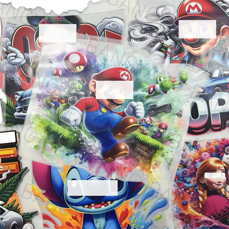 Custom DTF Stickers Ready to Press