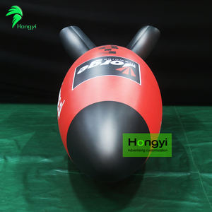 Fusée gonflable de décoration de publicité géante de remise de ventes directes d'usine de Hongyi - Product Image 5