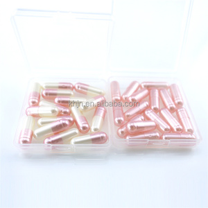 Groothandel Bulk Lege Harde Rundergelatinecapsules Maat 000 00 0 0e 1 2 3 4 5 Op Maat Bedrukte Lege Gel Capsules Shell Pink - Product Image 2