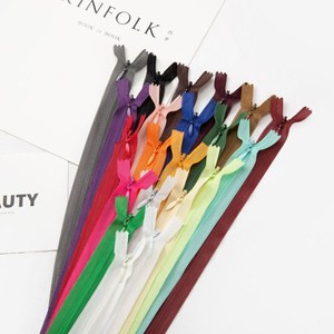 Hàng Bán Sỉ Băng Ren Kín Có Khóa Kéo Bằng Nylon Tàng Hình 12/16 Inch Đệm Gối Dệt Gia Dụng Có Khóa Kéo - Product Image 5