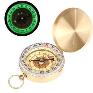 Reloj de Bolsillo con Brújula G50 de Cobre Puro, Esfera Luminosa, Aguja del Norte, para Campismo, Supervivencia y Navegación al Aire Libre A0008 - Product Image 1