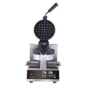 เครื่องทำวาฟเฟิลไข่แบบไม่ติดกระทะ 4 ช่อง ยี่ห้อ Commercial Electric สำหรับทำขนมในร้านอาหาร สภาพใหม่ ใช้กับแป้งได้ - Product Image 5