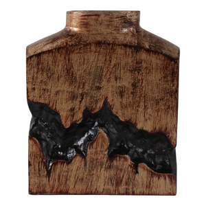Vaso in metallo intagliato, vaso decorativo moderno per soggiorno, camera da letto, elegante vaso per fiori - Product Image 4
